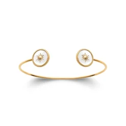 Jonc femme Maison de la Bijouterie Sensimio UYZ6W456 Plaqué or