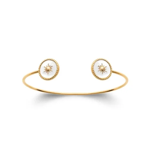 Jonc femme Maison de la Bijouterie Sensimio UYZ6W456 Plaqué or