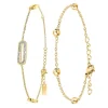 Lot de deux Bracelets Femme Angèle M B2190+B2371-DORE