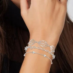 Lot de trois Bracelets Femme Angèle M B1256+B2371-ARGENT+B2375-ARGENT