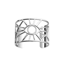 Manchette Femme Les Georgettes 70442511608000 Argent Agate P-Oeil 40 Mm