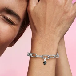 Mini Dangle Cœur Chakra Noir Pandora ME
