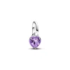 Mini Dangle Cœur Chakra Violet Pandora ME