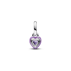 Mini Dangle Cœur Chakra Violet Pandora ME