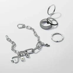 Mini Dangle Cœur Serrure Pandora ME
