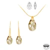 Parure collier et boucles d'oreilles SoCharm orneés de Cristaux Swarovski