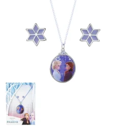 Parure Disney collier et boucles d'oreilles - Reine des Neiges