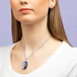 Parure Disney collier et boucles d'oreilles - Reine des Neiges