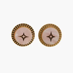 Pendantes Femme Balaboosté Acier Gravée Avec Pierre Et Etoile - 3502456560277 Métal Rose
