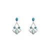 Pendantes Les Georgettes 70443441611000 Argent Agate P-Rosace 16 Mm