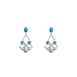 Pendantes Les Georgettes 70443441611000 Argent Agate P-Rosace 16 Mm