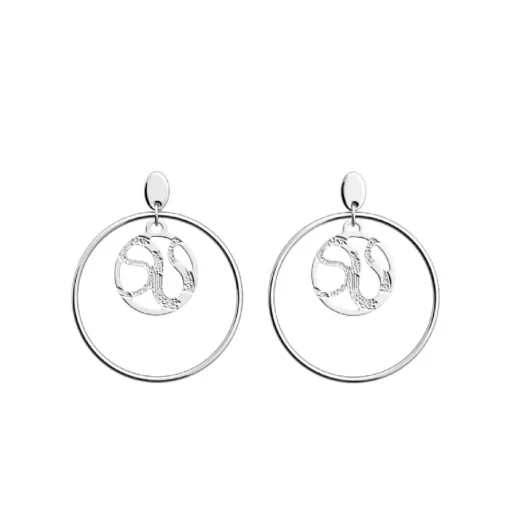 Pendantes Les Georgettes 70438591600000 Argent Agate Reptile 16/32 Mm