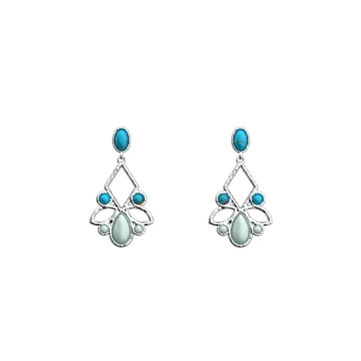 Pendantes Les Georgettes 70443441611000 Argent Agate P-Rosace 16 Mm