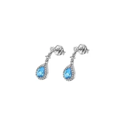 Pendantes Lotus Silver Glam LP1592-4-3 Argent Bleu