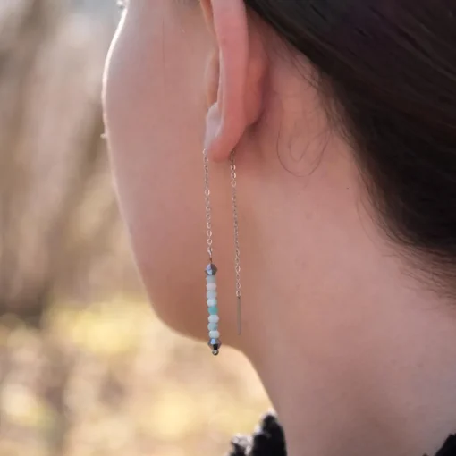 Pendantes Sloya Lumia en pierres Amazonite
