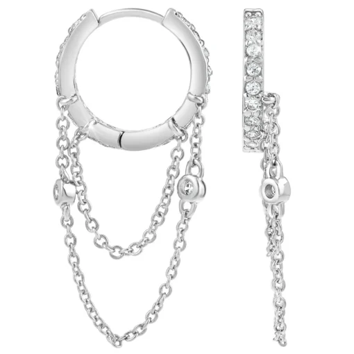 Pendantes So Charm - B3093-ARGENT - Boucles D'Oreilles Argentées