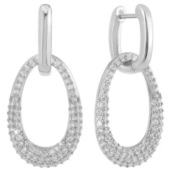 Pendantes So Charm - B3401-ARGENT - Boucles D'Oreilles Argentées