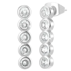 Pendantes So Charm - B3390-ARGENT - Boucles D'Oreilles Argentées