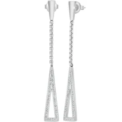 Pendantes So Charm - B3348-ARGENT - Boucles D'Oreilles Argentées