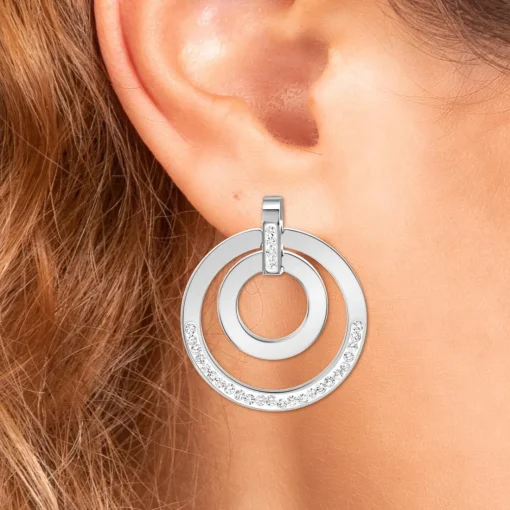 Pendantes So Charm - B3340-ARGENT - Boucles D'Oreilles Argentées