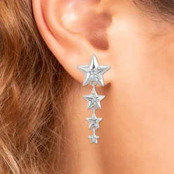 Pendantes So Charm - B3360-ARGENT - Boucles D'Oreilles Argentées