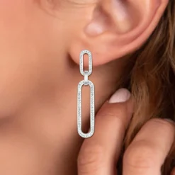 Pendantes So Charm - B4031-ARGENT - Boucles D'Oreilles Argentées