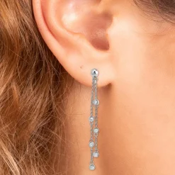 Pendantes So Charm - B3245-ARGENT - Boucles D'Oreilles Argentées