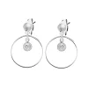 Pendantes So Charm - BD4182-ARGENT-DIAMANT - Boucles D'Oreilles Argentées