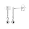 Pendantes So Charm - BD2635-ARGENT-DIAMANT - Boucles D'Oreilles Argentées