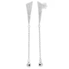 Pendantes So Charm - BD2632-ARGENT-DIAMANT - Boucles D'Oreilles Argentées
