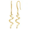 Pendantes So Charm - BD1549-BO-DORE-DIAMANT-BlANC - Boucles D'Oreilles Dorées