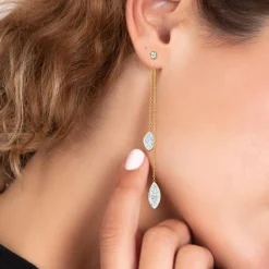 Pendantes So Charm - B3114-DORE - Boucles D'Oreilles Dorées