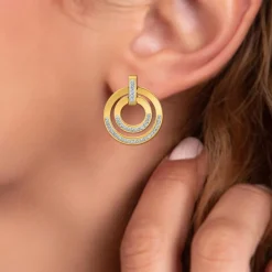 Pendantes So Charm - B3317-DORE - Boucles D'Oreilles Dorées