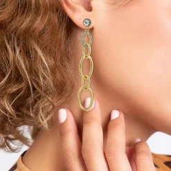 Pendantes So Charm - B4012-DORE - Boucles D'Oreilles Dorées