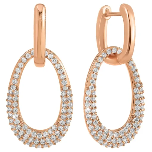 Pendantes So Charm - B3401-ORROSE - Boucles D'Oreilles Dorées