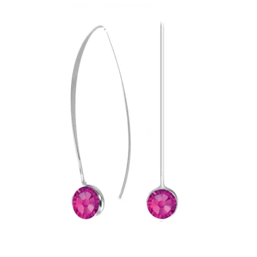 Pendantes So Charm - BS135-FUSH - Boucles D'Oreilles Argentées