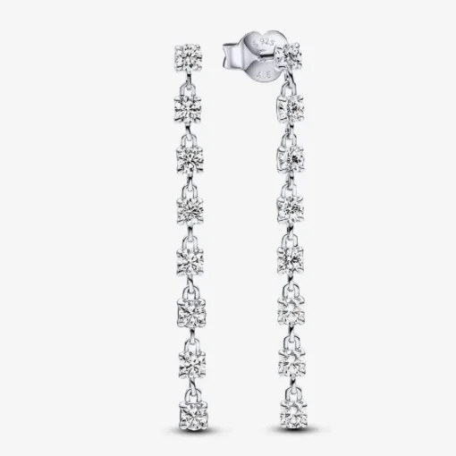 Pendants d’Oreilles Huit Pierres Scintillantes