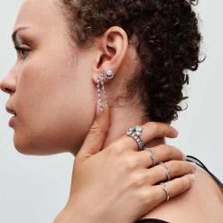 Pendants d’Oreilles Huit Pierres Scintillantes