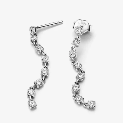Pendants d’Oreilles Huit Pierres Scintillantes