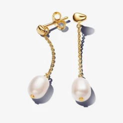 Pendants d’Oreilles Perle de Culture