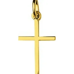 Pendentif Croix or 750/1000 jaune (18K)