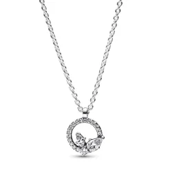 Pendentif Pandora Timeless - Herbier et Cercle Scintillants