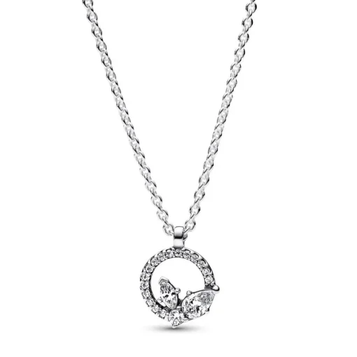 Pendentif Pandora Timeless - Herbier et Cercle Scintillants