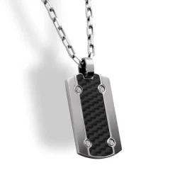 Pendentif ROCHET P401381 - Pendentif Defender Bicolore Homme