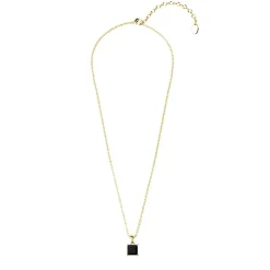Pendentif Simple Square Or et Noir