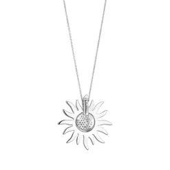 Pendentif Ti Sento - 6832ZY Pendentig Argent Doré Forme Soleil