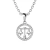 Pendentif Zodiaque Balance Argenté