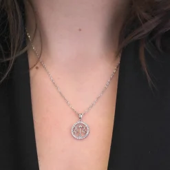 Pendentif Zodiaque Balance Argenté