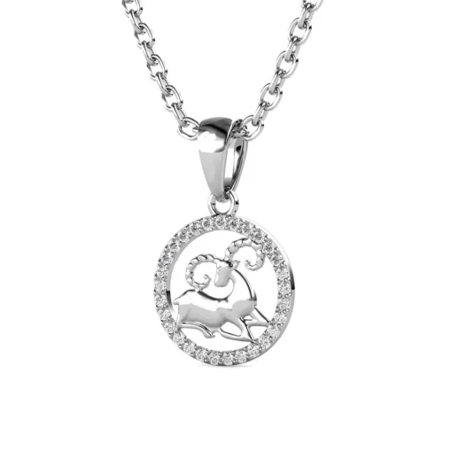 Pendentif Zodiaque Bélier Argenté