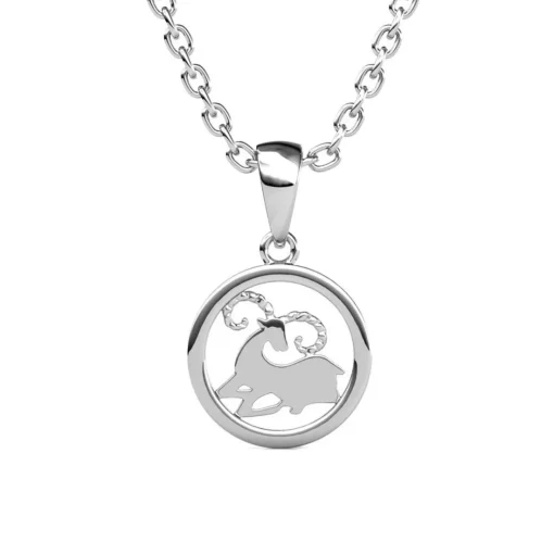 Pendentif Zodiaque Bélier Argenté